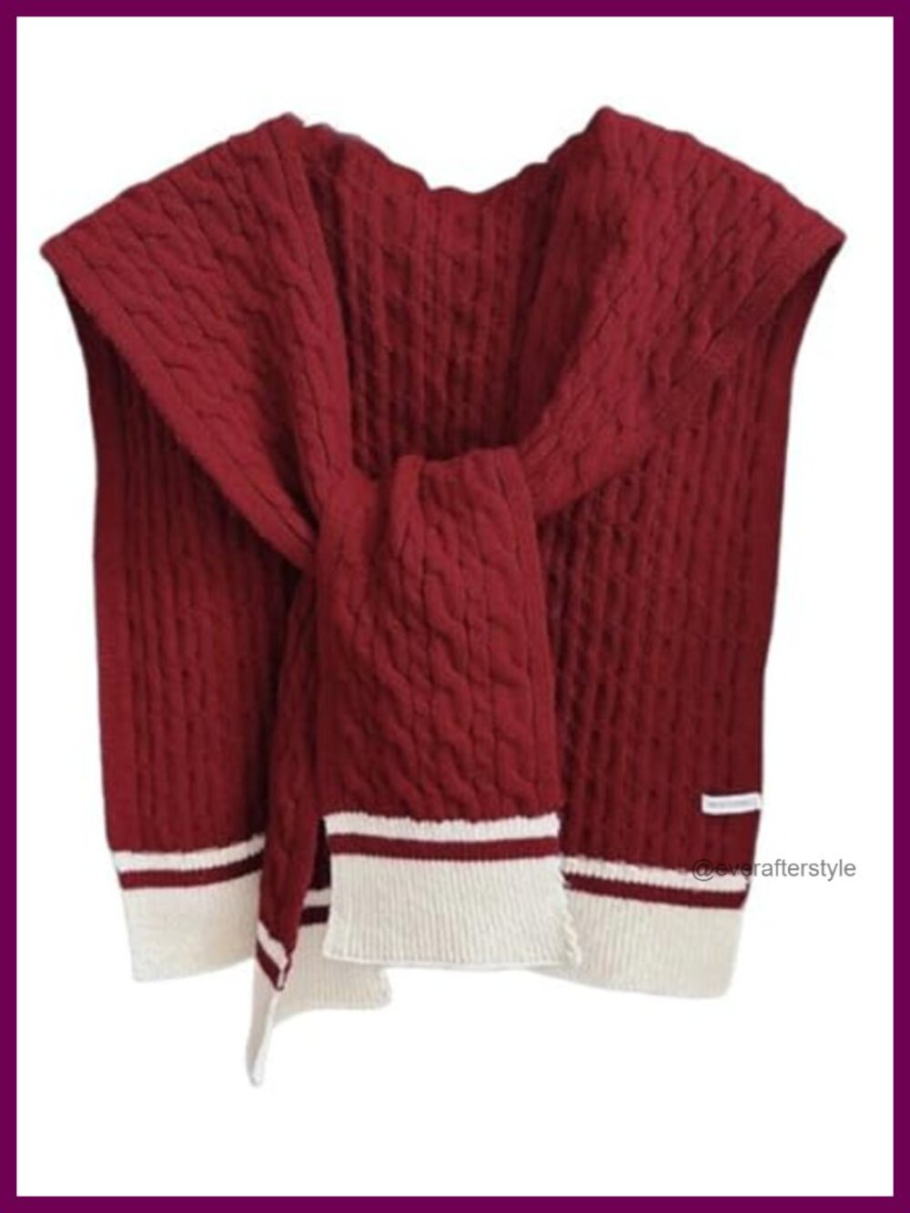 Cable Knit Sweater Shawl Wrap Poncho Cape Shoulder Cover Up
